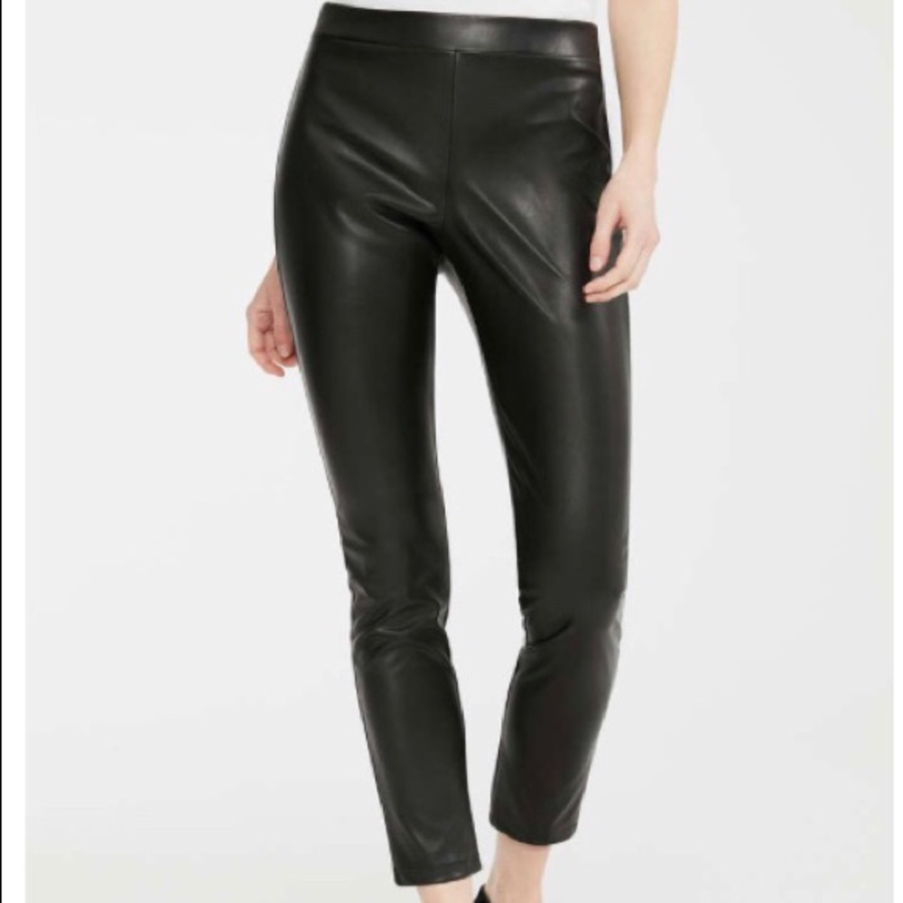 Max Mara Faux Leather Leggings Size XL NWT